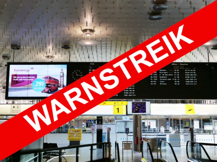 Warnstreik am Airport Hannover
